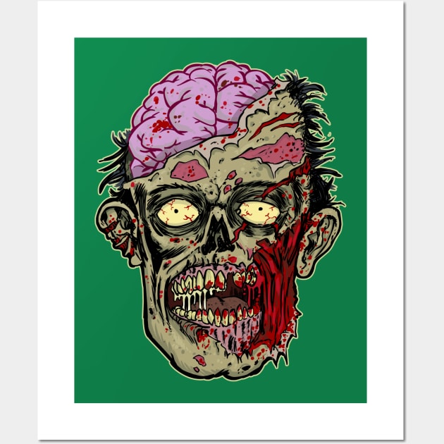 Zombie Wall Art by AtomicMadhouse